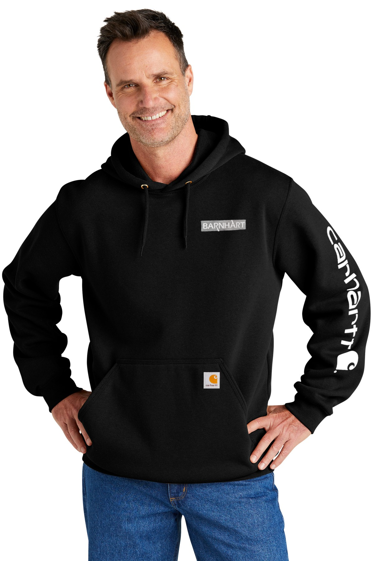 Embroidered Carhartt Logo Hoodie