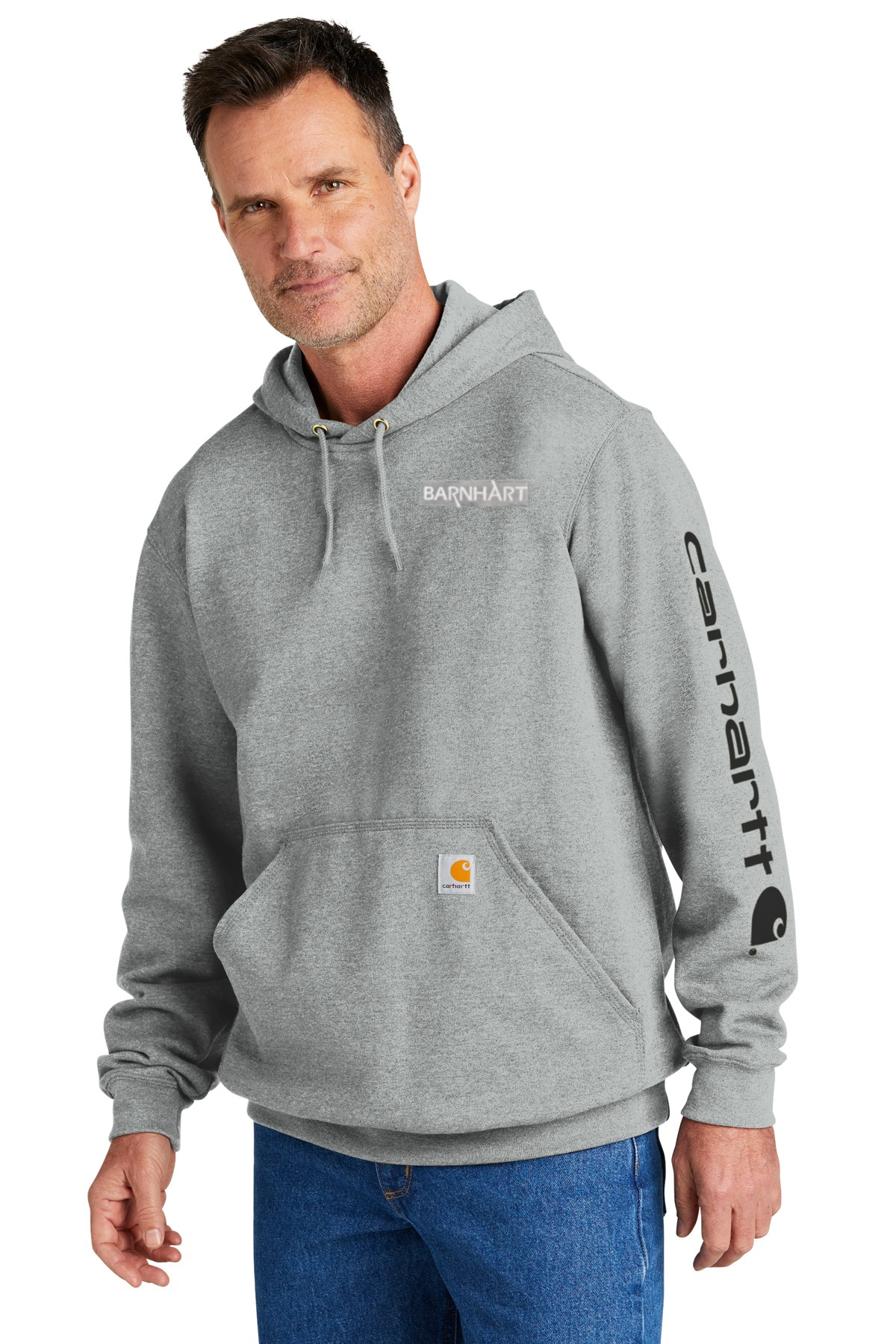 Embroidered Carhartt Logo Hoodie