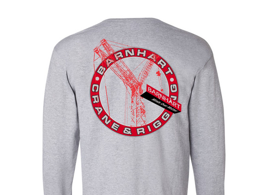 Barnhart C&R in Red - Long Sleeve T-Shirt