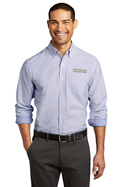 Port Authority SuperPro Oxford Stripe Shirt