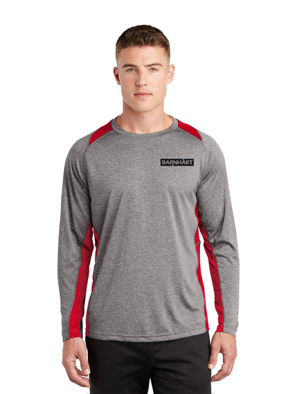 Sport-Tek Short/Long Sleeve Color Block T-Shirt