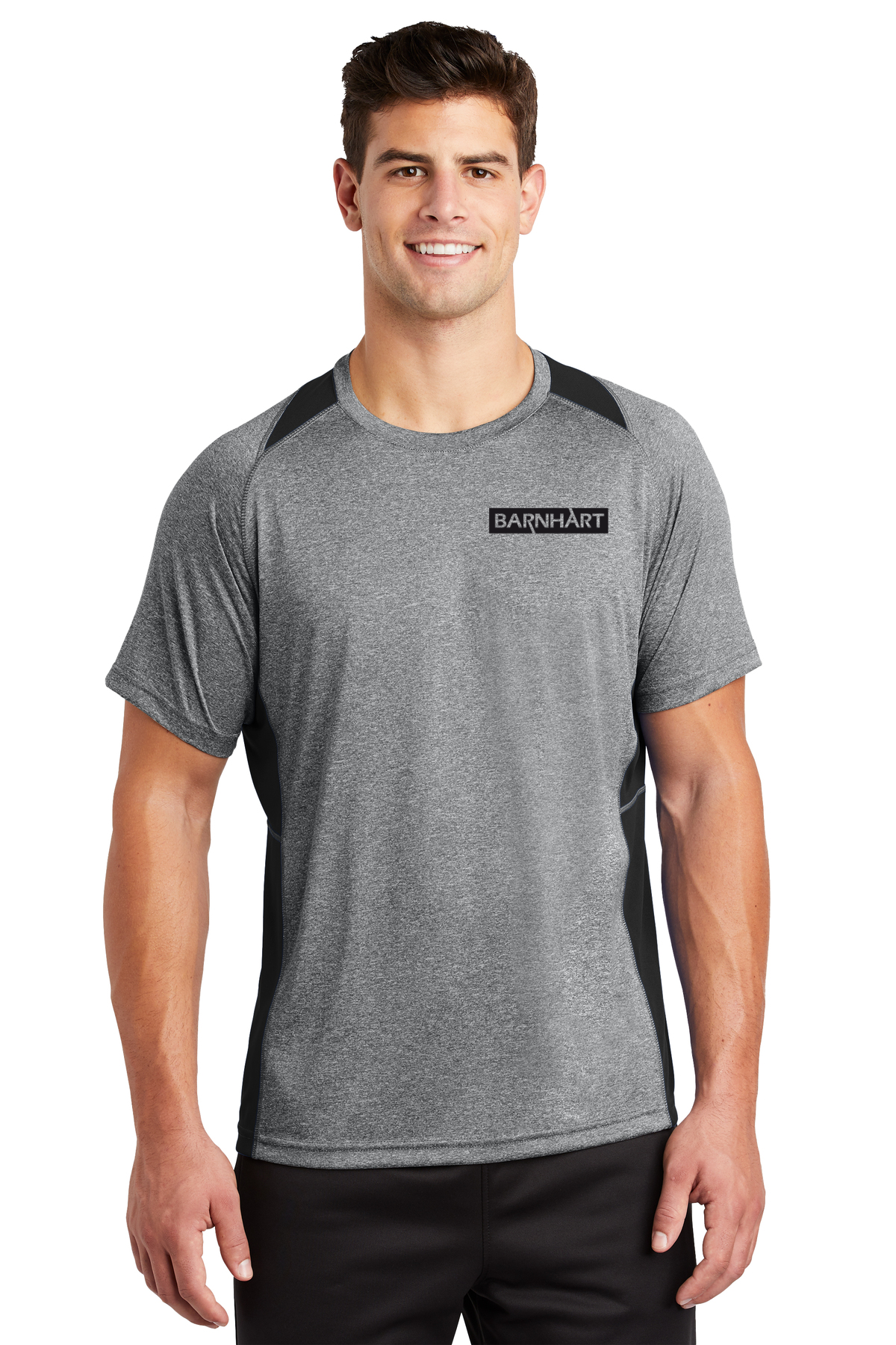 Sport-Tek Short/Long Sleeve Color Block T-Shirt